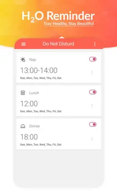H2o Reminder android App screenshot 6